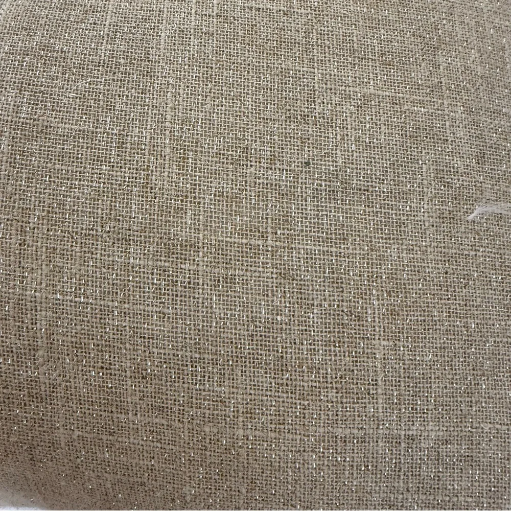 Storehouse Linen Lumbar Throw Pillow Duck Down MR & MRS Print Newlyweds Wedding